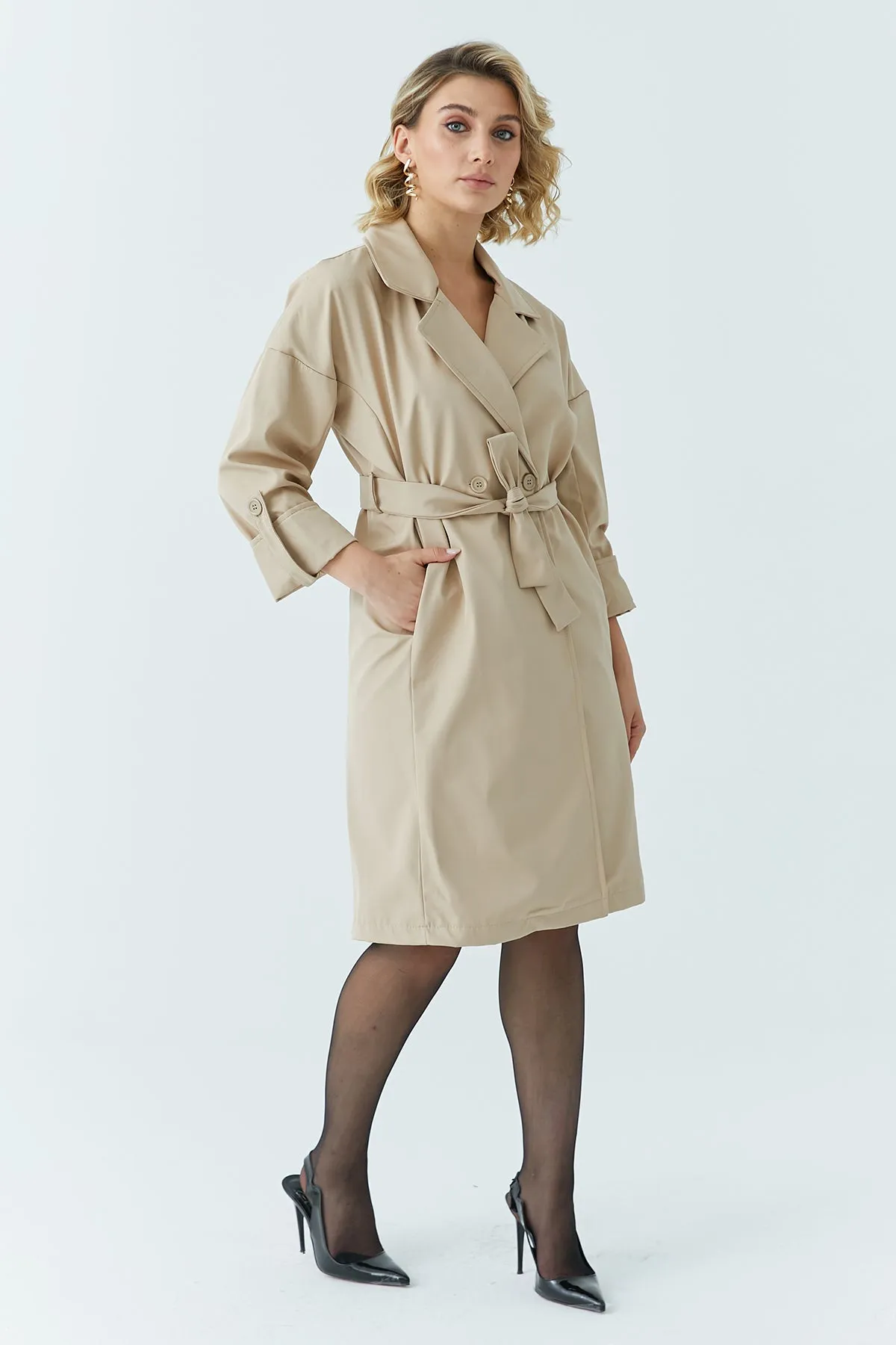 MPL Women's Belted Trench Coat 9104 - Tacámbaro de Codallos