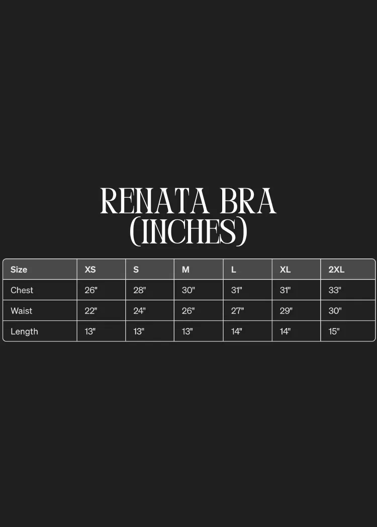 Preorder: Renata Halter Bra - Midnight (Ships late March 2025)
